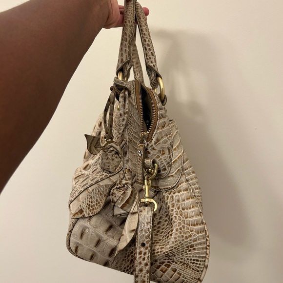 Fairly used Brahmin satchel purse - Picture 2 of 6